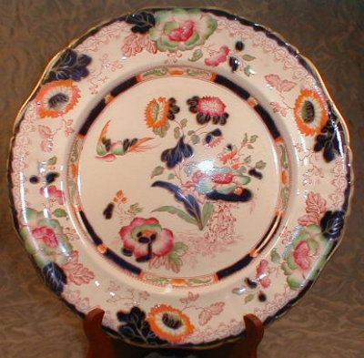 MASONS Ironstone IMARI Plate HP - ANTIQUE
