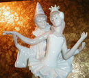 LLADRO Carnival COUPLE Peirot + Ballerina #4882
