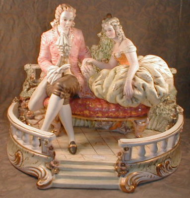 ITALIAN Figural SCENE - LARGE -