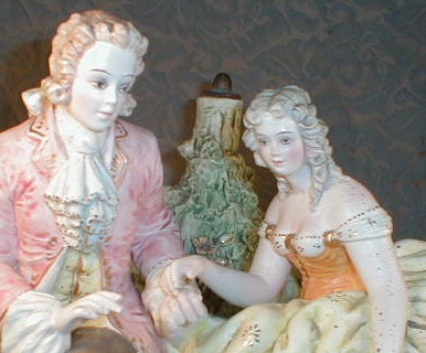 ITALIAN Figural SCENE - LARGE -