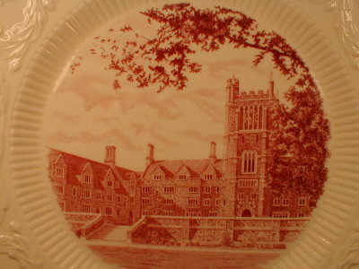 DUKE University WEDGWOOD Plate CROWELL - 1937
