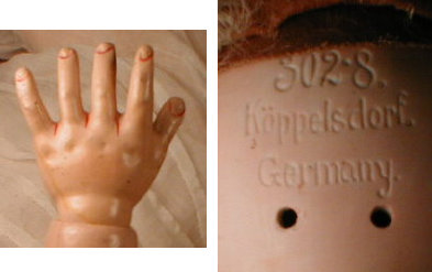 KOPPELSDORF #302-8 Doll 28 inches -ANTIQUE-