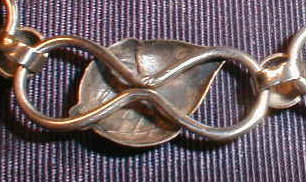 DANECRAFT Sterling ACORN Necklace -VINTAGE-