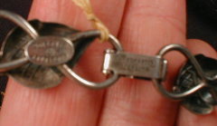 DANECRAFT Sterling ACORN Necklace -VINTAGE-