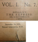 SPANISH American WAR History -BUFFALO Currier-
