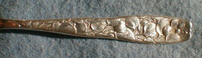 Whiting STERLING Partridge Berry - Demitasse SPOON -