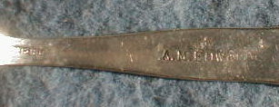 Whiting STERLING Partridge Berry - Demitasse SPOON -