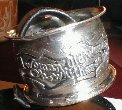 WITCH Sterling NAPKIN Ring NURSERY Rhyme