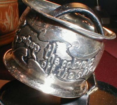 WITCH Sterling NAPKIN Ring NURSERY Rhyme