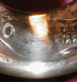 WITCH Sterling NAPKIN Ring NURSERY Rhyme