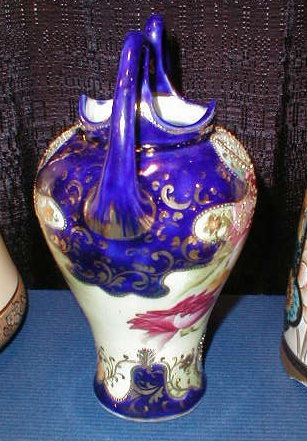 NIPPON Cobalt NOUVEAU Vase MORIAGE -2 Handles-
