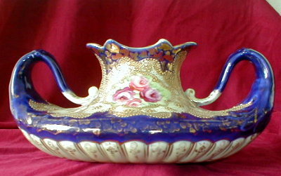 Nippon NOUVEAU Vase MORIAGE Cobalt - ANTIQUE -