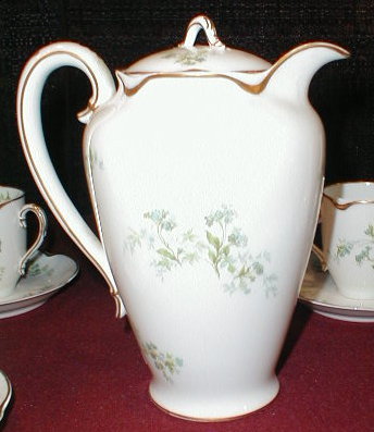 HAVILAND Limoges CHOCoLATE Set-Pot+CUPS+Saucers