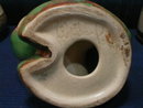 Weller Coppertone Frog & Lotus Vase