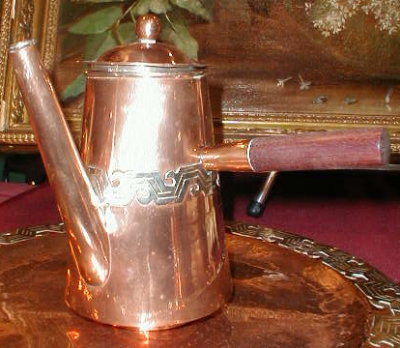 Artesanias MEXICAN Copper COFFEE Set -VINTAGE -