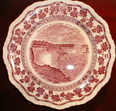 Masons NIAGARA FALLS Souvenir Plate -IRONSTONE-