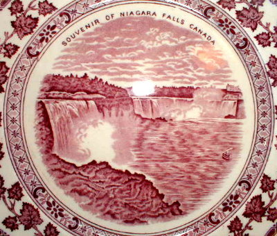 Masons NIAGARA FALLS Souvenir Plate -IRONSTONE-