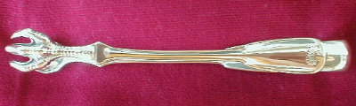 TIFFANY Sugar TONGS - ANTIQUE - Palm Pattern -