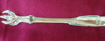 TIFFANY Sugar TONGS - ANTIQUE - Palm Pattern -