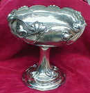 DERBY Pedestal COMPOTE Art NOUVEAU Lotus DESIGN