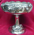 DERBY Pedestal COMPOTE Art NOUVEAU Lotus DESIGN