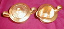Stouffer GOLD China - CREAMER & Sugar SET -
