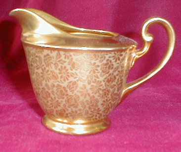 Stouffer GOLD China - CREAMER & Sugar SET -
