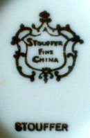 Stouffer GOLD China - CREAMER & Sugar SET -