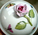 HEREND Rothschild BIRD Covered BOWL -Antique -