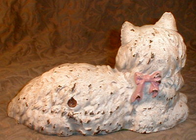 HUBLEY Persian CAT Doorstop #385 Kitty ANTIQUE