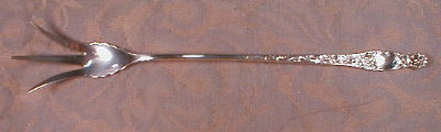 Whiting HERADIC Lettuce FORK Sterling ANTIQUE-