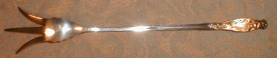 Whiting HERADIC Lettuce FORK Sterling ANTIQUE-