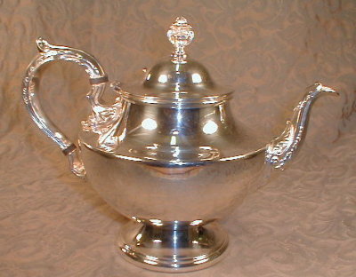 Poole Silver Teapot 1030 EPC Hollowware