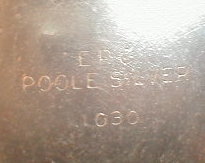Poole Silver Teapot 1030 EPC Hollowware