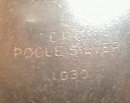 Poole Silver Teapot 1030 EPC Hollowware