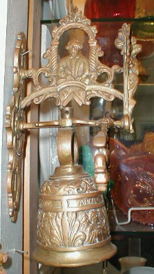SHAKESPEARE Brass BELL Pull CHAIN Wall Mount