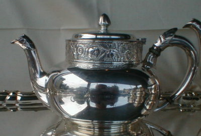 GORHAM Tea SET Silver PLATE 5 pieces -ANTIQUE -
