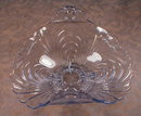 CAPRICE Blue FOOTED Candy (2) Dishes Tab HANDLE