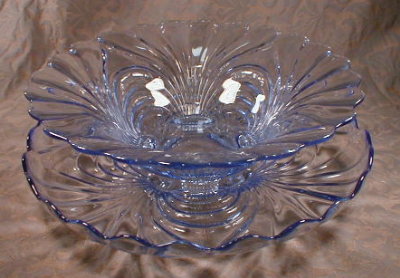 CAPRICE Bowl+Plate Moonlight BLUE -LARGE-