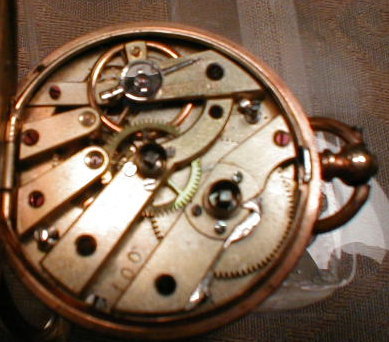 GUIVRE Excelsior POCKET Watch 14K Gold ANTIQUE-