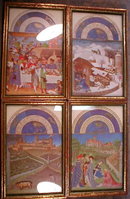 Tres RICHES Heures 12 Framed Prints - ANTIQUE -