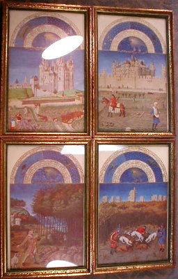 Tres RICHES Heures 12 Framed Prints - ANTIQUE -