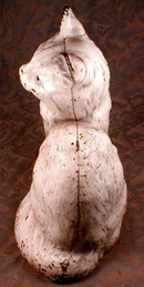 HUBLEY PERSIAN Cat IRON Doorstop ORIGINAL Paint