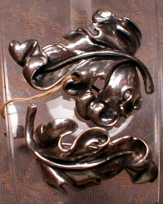 Napier STERLING Broochs (2) Leaf PINS -Vintage-