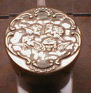 ANGEL Topped TRINKET Box -ANTIQUE-