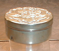 ANGEL Topped TRINKET Box -ANTIQUE-