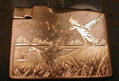 ELGIN Lighter Ducks Engraved - VINTAGE -