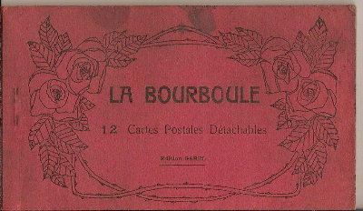 FRENCH PostCARD Book La Bourboule -12 CARDS-