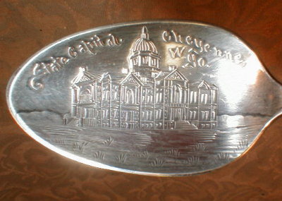 WYOMING Souvenir SPOON Towle - STERLING -