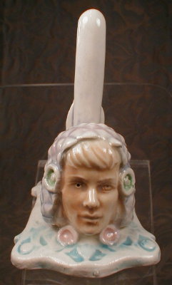 MAJOLICA Nouveau RING Holder MERMAID Head -